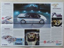 Lade das Bild in den Galerie-Viewer, MG EX-E Versuchsfahrzeug Austin Rover - Poster Prospekt Brochure 1985

