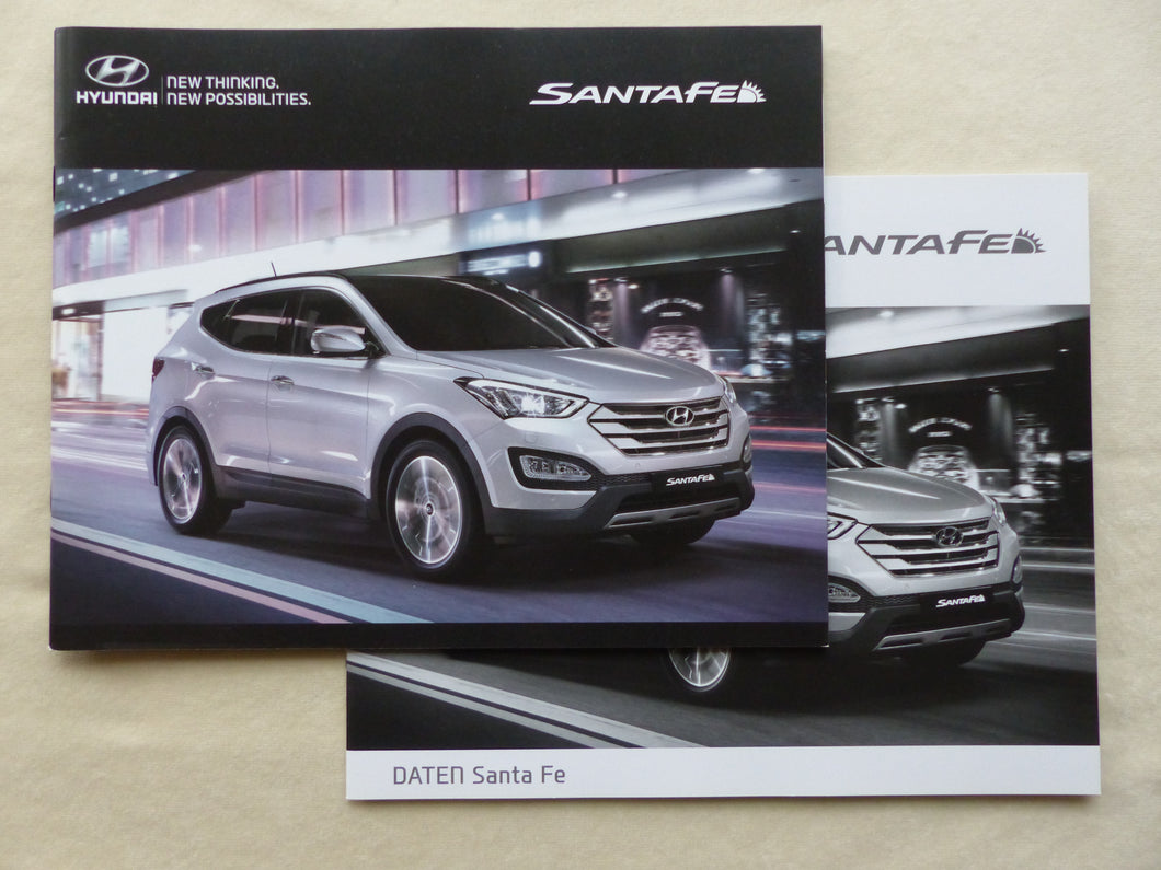Hyundai Santa Fe MJ 2014 - Prospekt Brochure + Preisliste 03.2014