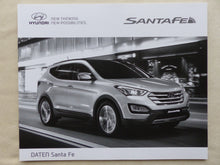 Lade das Bild in den Galerie-Viewer, Hyundai Santa Fe MJ 2014 - Prospekt Brochure + Preisliste 03.2014
