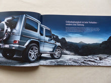 Lade das Bild in den Galerie-Viewer, Mercedes-Benz G-Klasse G 500 AMG G 65 MJ 2013 - Prospekt Brochure 04.2012
