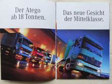 Lade das Bild in den Galerie-Viewer, Mercedes-Benz Atego ab 18 Tonnen Verteilerlastwagen - Prospekt Brochure 01.2000
