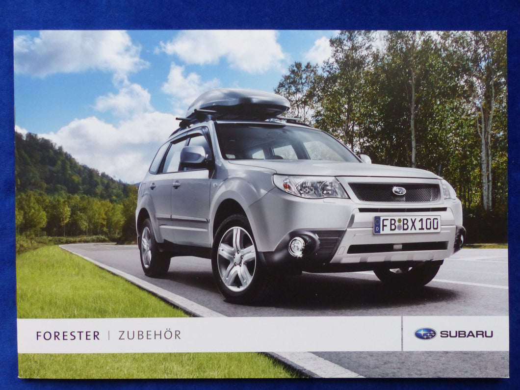 Subaru Forester - Zubehör - Prospekt Brochure 05.2009