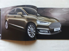 Lade das Bild in den Galerie-Viewer, Ford Mondeo Vignale Hybrid MJ 2015 - Prospekt Brochure 06.2015
