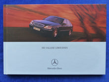 Lade das Bild in den Galerie-Viewer, Mercedes S-Klasse Limousinen S 600 AMG MJ 2001 - Hardcover Prospekt 05.2000
