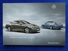 Lade das Bild in den Galerie-Viewer, Mercedes-Benz E-Klasse Coupe Cabrio E 500 MJ 2010 - Prospekt Brochure 10.2009
