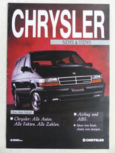 Lade das Bild in den Galerie-Viewer, Chrysler Jeep News 1992 Voyager Cherokee - Prospekt Brochure 08.1991 Großformat
