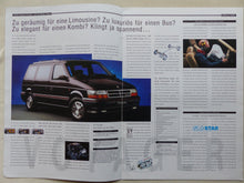 Lade das Bild in den Galerie-Viewer, Chrysler Jeep News 1992 Voyager Cherokee - Prospekt Brochure 08.1991 Großformat
