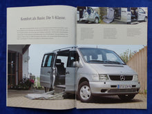 Lade das Bild in den Galerie-Viewer, Mercedes Sonderfahrzeuge V Vito Sprinter MJ 2000 - Prospekt Brochure 07.1999
