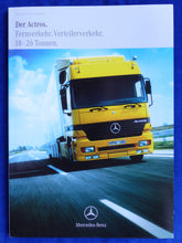 Lade das Bild in den Galerie-Viewer, Mercedes-Benz Actros Fern- &amp; Verteilerverkehr 18-26t - Prospekt Brochure 12.1999
