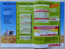 Lade das Bild in den Galerie-Viewer, Claas Frühkauf 2000 Laser Pilot Lexion Dominator - Prospekt Brochure 1999

