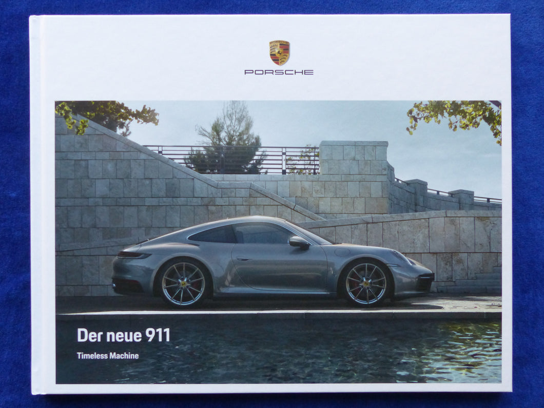 Porsche 911 Carrera S Typ 992 MJ 2019 - Hardcover Prospekt Brochure 11.2018