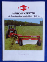 Lade das Bild in den Galerie-Viewer, KUHN Mähknickzetter FC 250 300 MJ 1992 - Prospekt Brochure 10.1991
