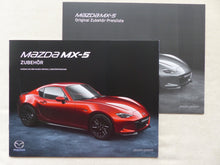 Lade das Bild in den Galerie-Viewer, Mazda MX-5 Roadster Zubehör MJ 2019 - Prospekt Brochure + Preisliste 10.2018
