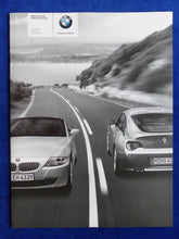 Lade das Bild in den Galerie-Viewer, BMW Z4 Roadster &amp; Coupe E85 E86 - Preisliste MJ 2008 - Prospekt Brochure 04.2008

