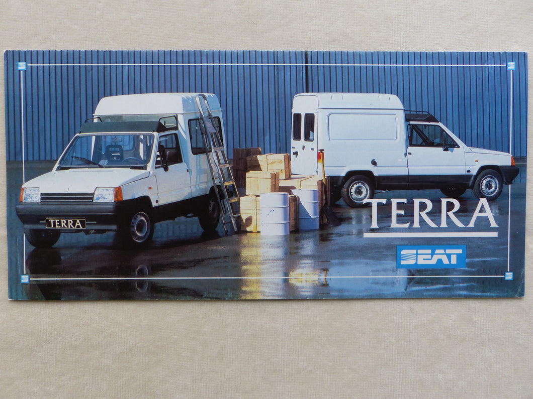 Seat Terra - Kombi Kleintransporter - Prospekt Brochure 1987