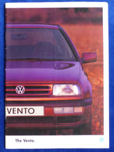 Lade das Bild in den Galerie-Viewer, VW Vento CL GTD GT VR6 - Prospekt Brochure 01.1995 englisch
