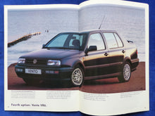Lade das Bild in den Galerie-Viewer, VW Vento CL GTD GT VR6 - Prospekt Brochure 01.1995 englisch

