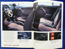 Lade das Bild in den Galerie-Viewer, VW Vento CL GTD GT VR6 - Prospekt Brochure 01.1995 englisch
