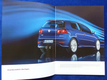 Lade das Bild in den Galerie-Viewer, VW Golf R32 MJ 2006 - Golf V 3.2 V6 - Prospekt Brochure 10.2005
