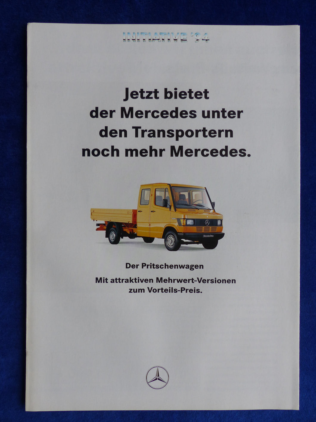 Mercedes-Benz Pritschenwagen - Mehrwert-Versionen - Prospekt Brochure 01.1994