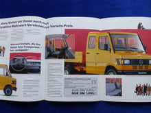 Lade das Bild in den Galerie-Viewer, Mercedes-Benz Pritschenwagen - Mehrwert-Versionen - Prospekt Brochure 01.1994
