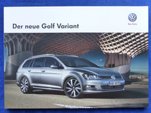 Lade das Bild in den Galerie-Viewer, VW Golf Variant MJ 2014 - Prospekt Brochure 08.2013
