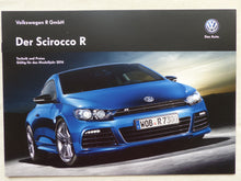 Lade das Bild in den Galerie-Viewer, VW Scirocco R 2.0 TSI 265 PS - Preisliste MJ 2014 - Prospekt Brochure 06.2013
