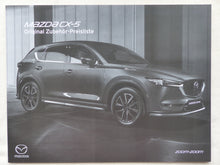 Lade das Bild in den Galerie-Viewer, Mazda CX-5 Zubehör MJ 2019 - Prospekt Brochure + Preisliste 10.2018
