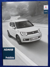 Lade das Bild in den Galerie-Viewer, Suzuki Ignis MJ 2019 - Prospekt Brochure + Preisliste 11.2018
