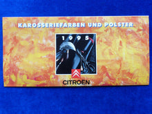 Lade das Bild in den Galerie-Viewer, Citroen Farben &amp; Polster 1995 - AX ZX Xantia XM - Prospekt Brochure 07.1994
