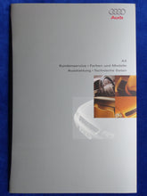 Lade das Bild in den Galerie-Viewer, Audi A3 Typ 8L Daten &amp; Ausstattungen MJ 1998 - Prospekt Brochure 08.1997
