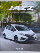 Lade das Bild in den Galerie-Viewer, Honda Jazz MJ 2018 - Prospekt Brochure + Preisliste 12.2017 - car-brochure
