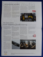 Lade das Bild in den Galerie-Viewer, Opel Zafira Pressestimmen MJ 2006 - Prospekt Brochure 07.2005
