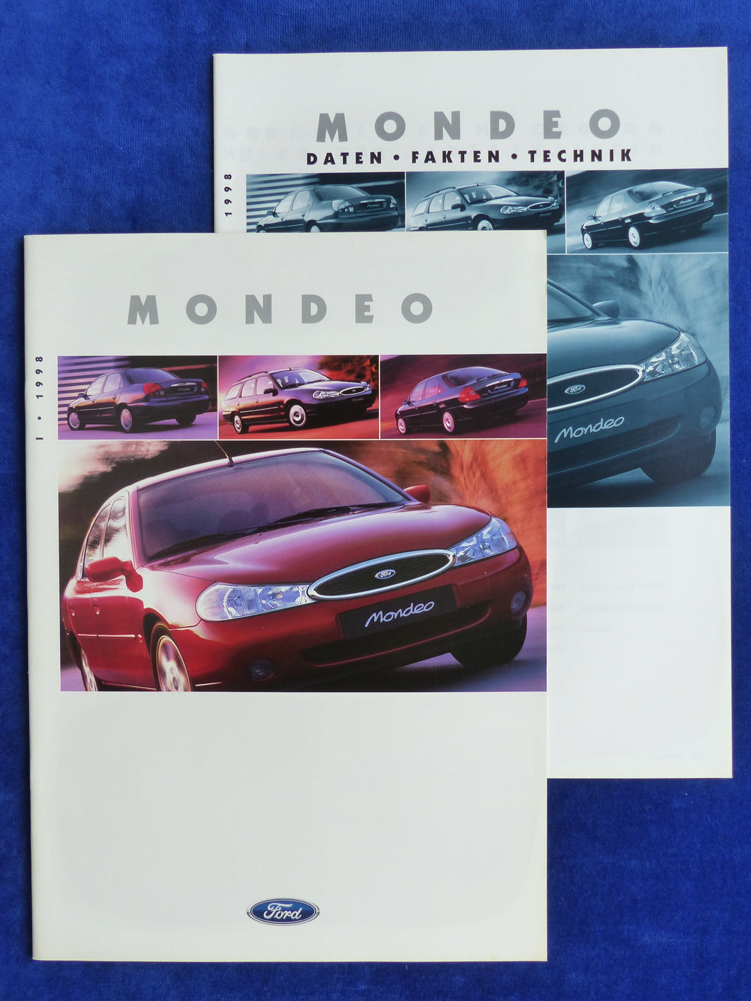 Ford Mondeo Turnier MJ 1998 - Prospekt Brochure + Daten & Ausstattungen 02.1998