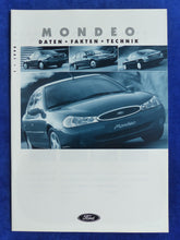 Lade das Bild in den Galerie-Viewer, Ford Mondeo Turnier MJ 1998 - Prospekt Brochure + Daten &amp; Ausstattungen 02.1998
