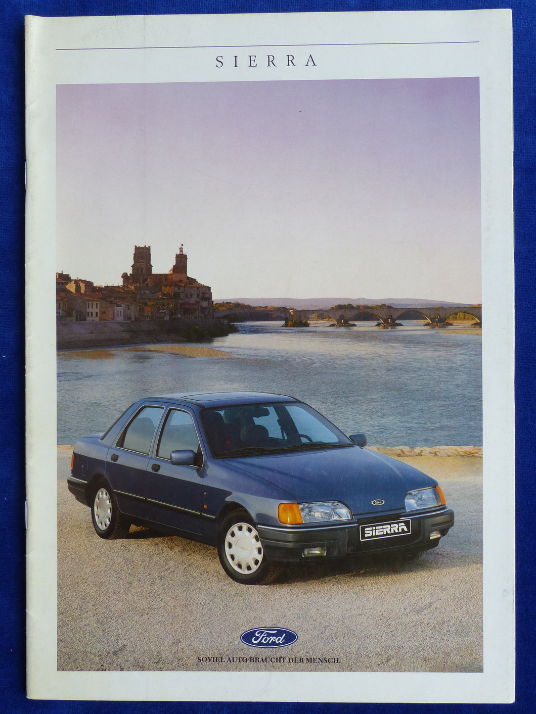 Ford Sierra Limousine Coupe Turnier Ghia 4x4 MJ 1990 - Prospekt Brochure 05.1989