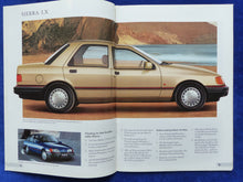 Lade das Bild in den Galerie-Viewer, Ford Sierra Limousine Coupe Turnier Ghia 4x4 MJ 1990 - Prospekt Brochure 05.1989
