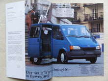 Lade das Bild in den Galerie-Viewer, Ford Transit Kombi Bus 9-Sitzer MJ 1992 - Prospekt Brochure 08.1991
