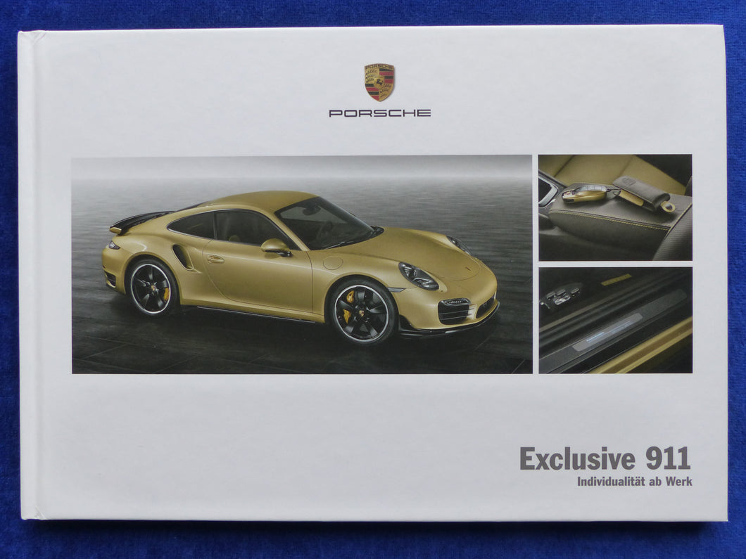 Porsche Exclusive 911 Carrera GTS MJ 2015 - Hardcover Prospekt Brochure 11.2014