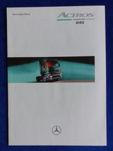 Lade das Bild in den Galerie-Viewer, Mercedes-Benz LKW Actros 4140 Technische Daten 1998 - Prospekt Brochure 09.1997
