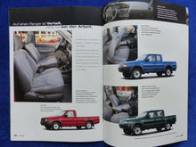 Lade das Bild in den Galerie-Viewer, Ford Ranger 4x4 Pick-up - Prospekt Brochure 04.1999
