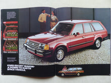 Lade das Bild in den Galerie-Viewer, Ford 1983 Escort - US-Prospekt Brochure 08.1982 USA
