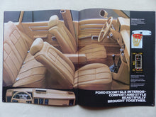 Lade das Bild in den Galerie-Viewer, Ford 1983 Escort - US-Prospekt Brochure 08.1982 USA
