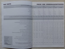 Lade das Bild in den Galerie-Viewer, Fiat Punto - Preisliste MJ 2001 - Prospekt Brochure 10.2000

