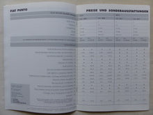 Lade das Bild in den Galerie-Viewer, Fiat Punto - Preisliste MJ 2001 - Prospekt Brochure 10.2000
