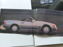 Lade das Bild in den Galerie-Viewer, Mercedes-Benz SL 300 500 Roadster R129 - Hochglanz Prospekt Brochure 09.1989
