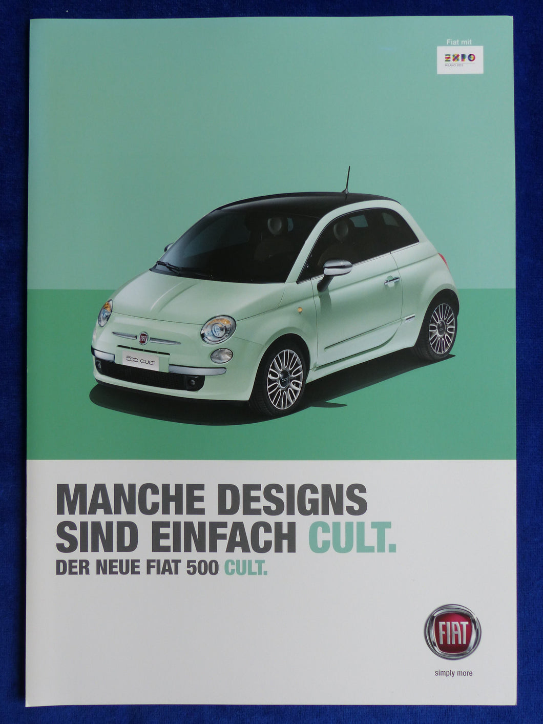 Fiat 500 Cult Sondermodell - Prospekt Brochure 2014