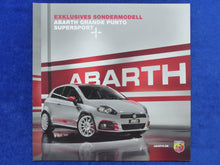 Lade das Bild in den Galerie-Viewer, Abarth Fiat Grande Punto Supersport MJ 2010 - Prospekt Brochure 08.2009
