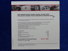 Lade das Bild in den Galerie-Viewer, Abarth Fiat Grande Punto Supersport MJ 2010 - Prospekt Brochure 08.2009
