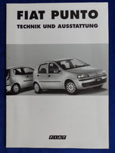 Lade das Bild in den Galerie-Viewer, Fiat Punto HGT - Daten &amp; Ausstattungen MJ 2000 - Prospekt Brochure 09.1999
